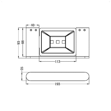 Bianca | Brushed Nickel Soap Dish Holder