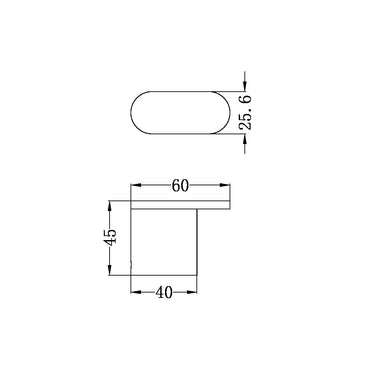 Bianca | Chrome  Robe Hook