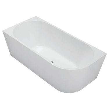 Dimitri | 1500 mm Left Corner Acrylic Free Standing Back To Wall Bath Tub