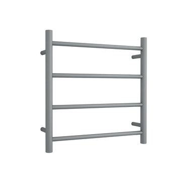 Thermo | Gun Metal Round Ladder Heated Towel Rail | W550xH550xD122mm