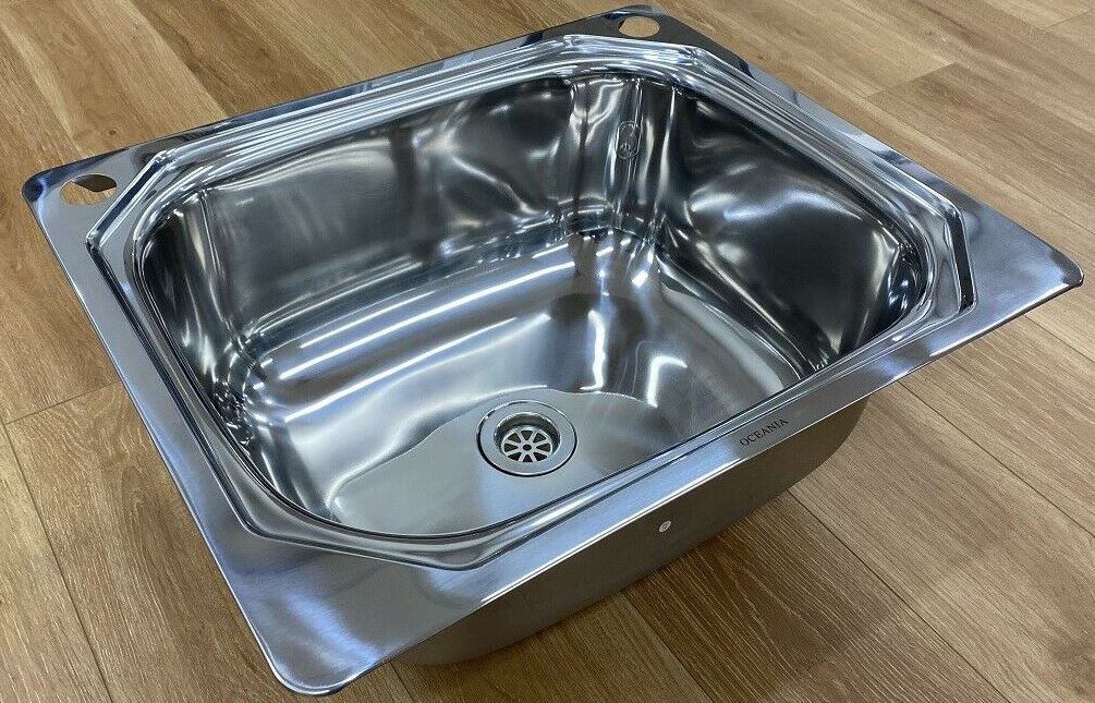 600 x 500 x 230mm Kitchen/ Laundry Stainless Steel Drop In Sink