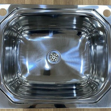 600 x 500 x 230mm Kitchen/ Laundry Stainless Steel Drop In Sink