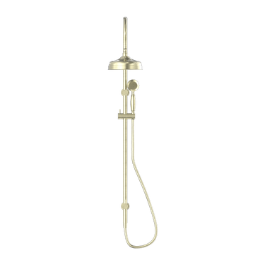 York | Aged Brass win Shower With Metal Hand Shower