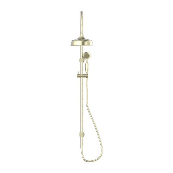 York | Aged Brass win Shower With Metal Hand Shower