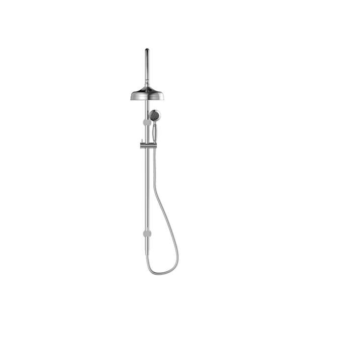 York |  Chrome Twin Shower With Metal Hand Shower