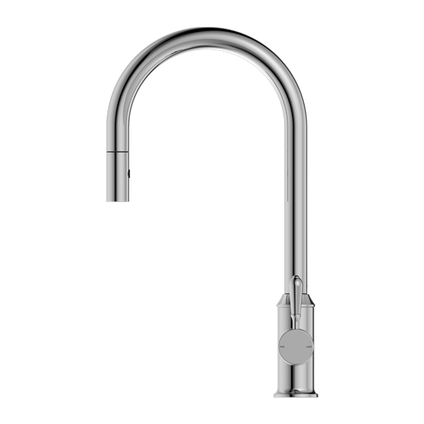 York  |  Chrome |Pull Out Sink Mixer With Vegie Spray Function With Metal Lever