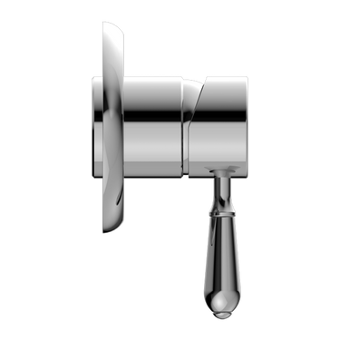 York | Chrome Shower Mixer With Metal Lever