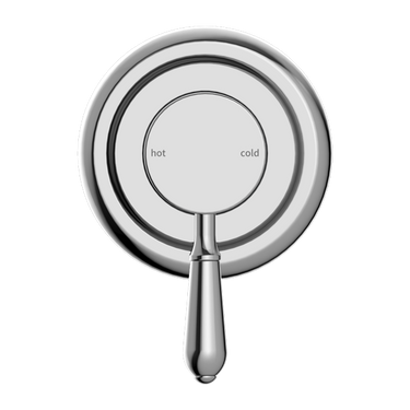 York | Chrome Shower Mixer With Metal Lever