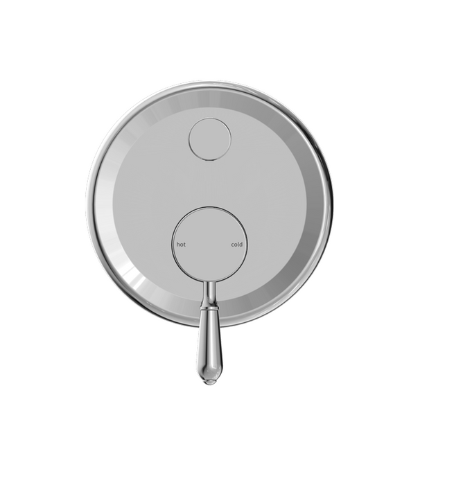 York | Chrome  Shower Mixer With Divertor With Metal Lever