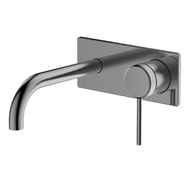 Gareth Ashton | Poco Gun Metal l  Wall Basin/Bath Set 165mm