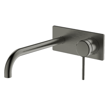 Gareth Ashton | Poco Gun Metal Wall Basin/Bath Set 220mm