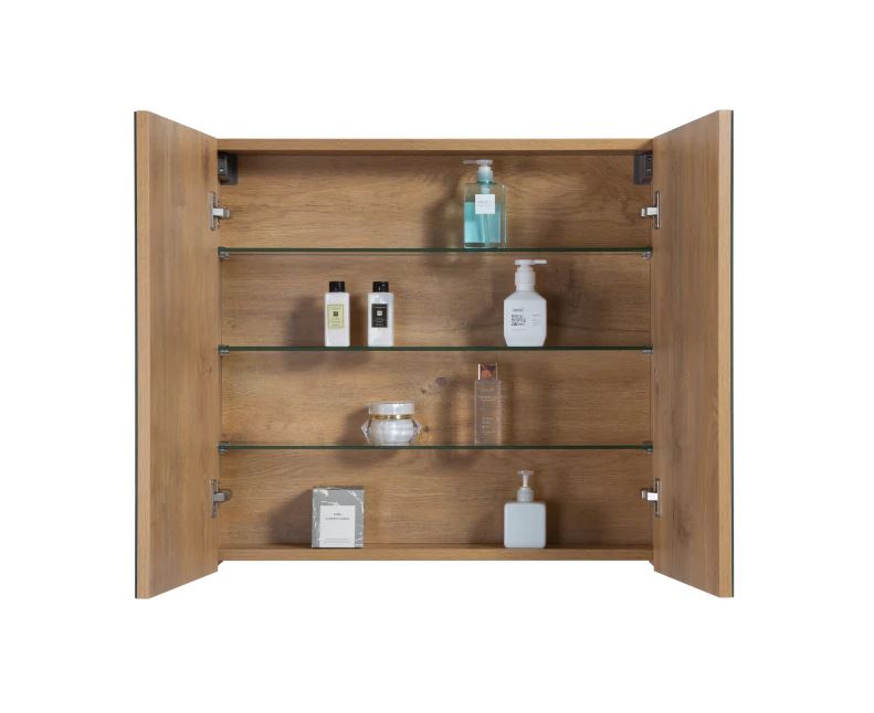 Sella 750mm Fine Oak Shaving Cabinet By Indulge®