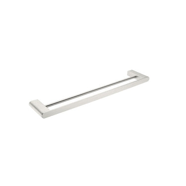 Bianca | Brushed Nickel Double Towel Rail 600