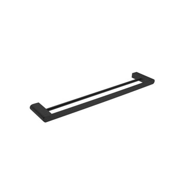 Bianca | Black Double Towel Rails 600mm