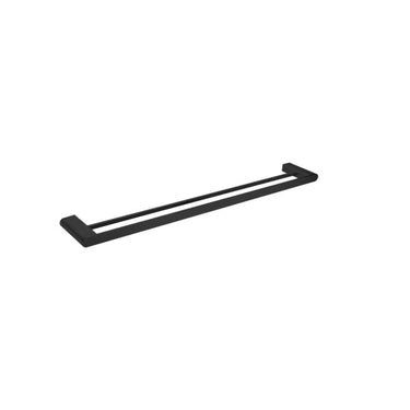 Bianca | Black Double Towel Rails 800mm