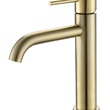 Divine | Brushed Bronze High Rise Basin Mixer