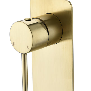 Divine | Brushed Bronze Shower & Bath Wall Mixer