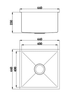 Arcko | Lux Large Undermount/Overmount Kitchen/Laundry Single Bowl