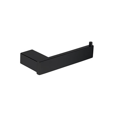 Piazza | Matte Black Toilet Roll Holder