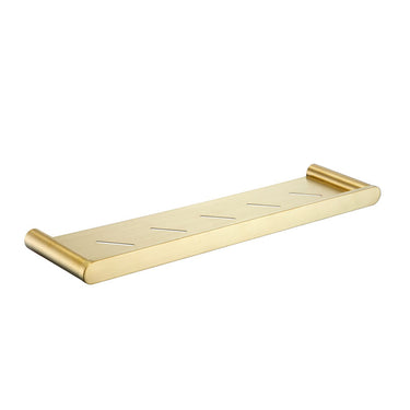 Elite | Metal Shower Shelf Brushed Gold