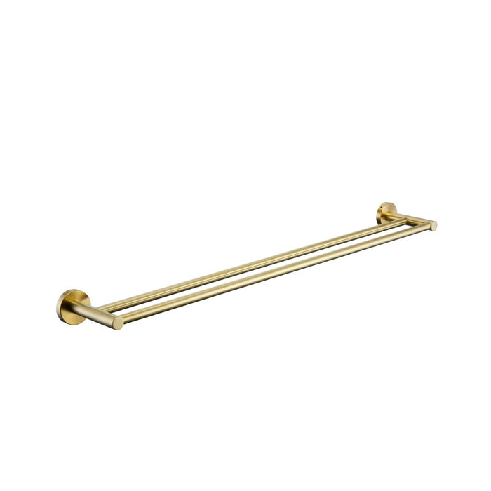 Miro | Brushed Gold Double Towel Rail 600mm