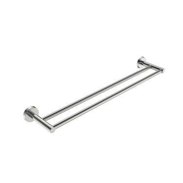 Miro | Brushed Nickel Double Towel Rail 750mm