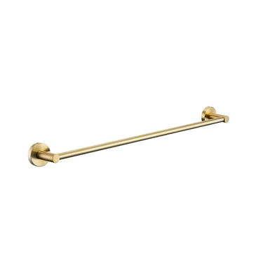 Miro | Brushed Gold Single Towel Rail 600mm