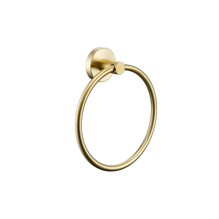 Miro | Brushed Gold Towel Ring