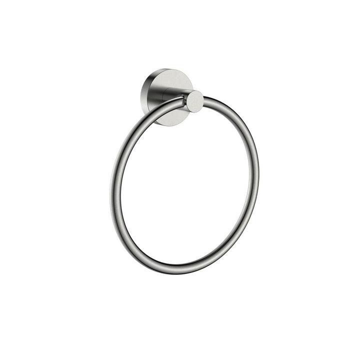 Miro | Brushed Nickel Towel Ring