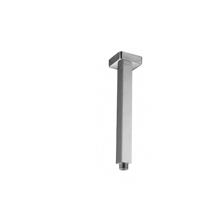 Piazza | Chrome Square Ceiling Shower Arm 450mm