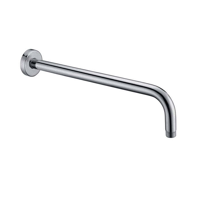 Elite | Round Brushed Nickel Wall Mounted Shower Arm 400mm
