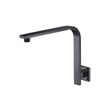 Piazza | Gunmetal Grey High Rise Wall Mounted Shower Arm 400mm