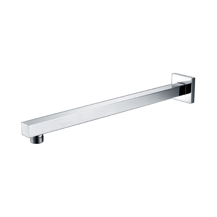 Piazza | Chrome Square Wall Mounted Shower Arm 400mm