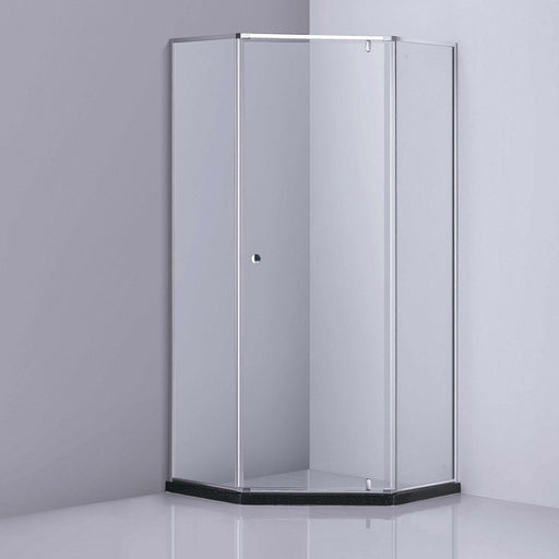 900 x 900 mm Diamond Framed Shower Screen - Acqua Bathrooms