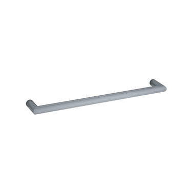 Thermo | Gun Metal Round Single Bar Heated Towel Rail | W632xH32xD100mm