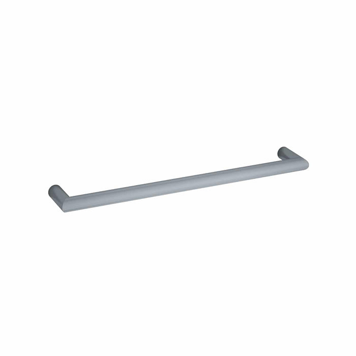 Thermo | Gun Metal Round Single Bar Heated Towel Rail | W632xH32xD100mm