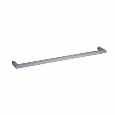 Thermo | Gun Metal Round Single Bar Heated Towel Rail | W632xH32xD100mm