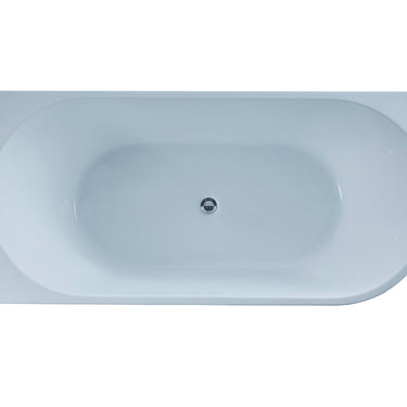 Dimitri | 1700 mm Left Corner Acrylic Free Standing Back To Wall Bath Tub