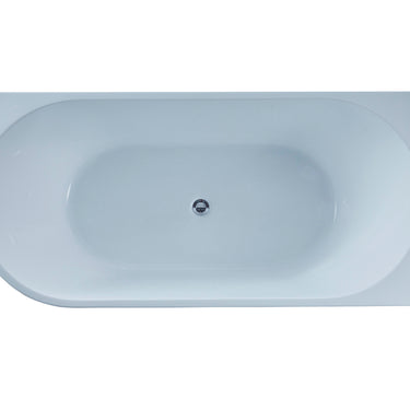 Dimitri | 1700 mm Right Corner Acrylic Free Standing Back To Wall Bath Tub