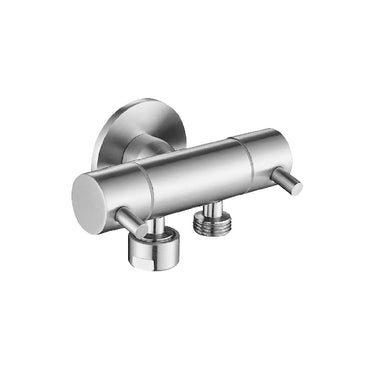 Brushed Stainless Steel | Dual Control Mini Cistern Cock