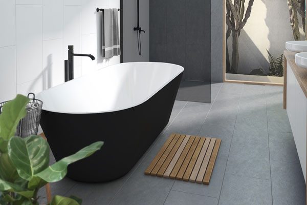 Elinea 1700 Freestanding Bath (Black)