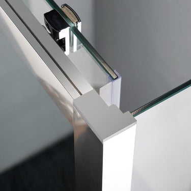 Sliding Semi Frameless Shower Screen - Acqua Bathrooms