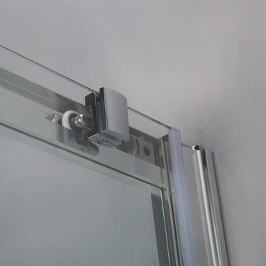 Sliding Semi Frameless Shower Screen - Acqua Bathrooms