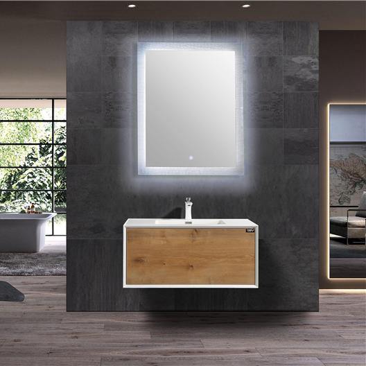 Fiona 900 Fine Oak Timber Vanity By indulge® - Acqua Bathrooms