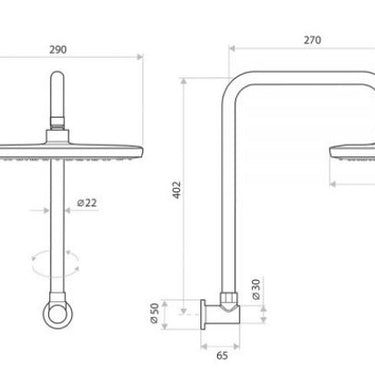 Huntingwood | Gooseneck Shower