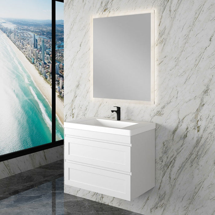 Hawaii | 600mm Vanity Matte White Double Draw