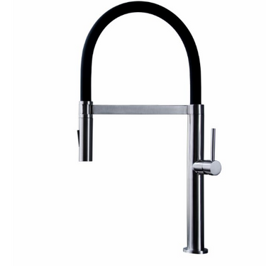 Black | Stainless Steel Pull-out Kitchen Mixer