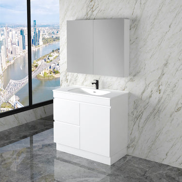 Less | 900mm Vanity Gloss White