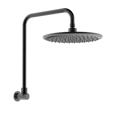 Loui | Gun Metal Gooseneck Shower