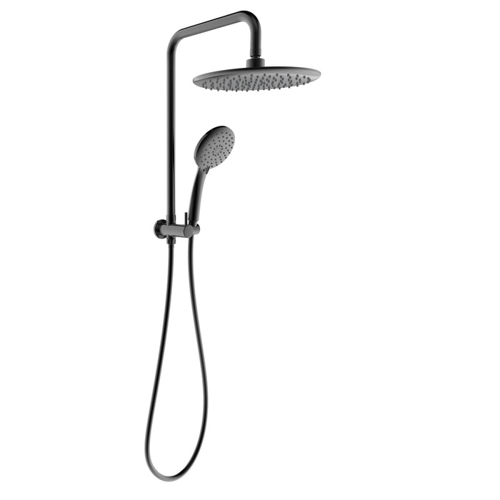 Loui | Gun Metal Twin Shower